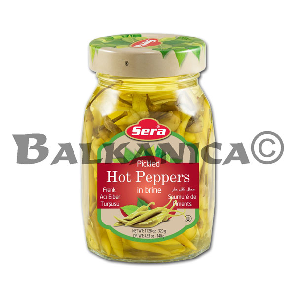 640 G PICKLED HOT PEPPERS SERA