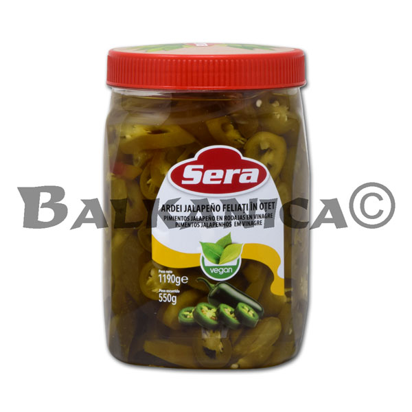 1.190 KG ARDEI JALAPEÑO FELIATI IN OTET SERA