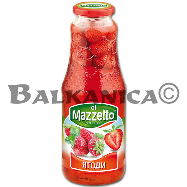 1 L BEBIDA REFRESCANTE CON FRESAS MAZZETTO 1 L BEBIDA REFRESCANTE CON FRESAS MAZZETTO