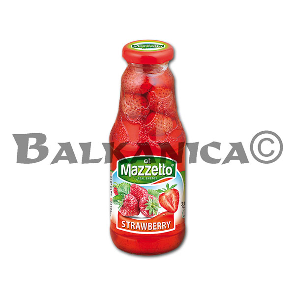 330 ML BEBIDA REFRESCANTE CON FRESAS MAZZETTO 330 ML BEBIDA REFRESCANTE CON FRESAS MAZZETTO