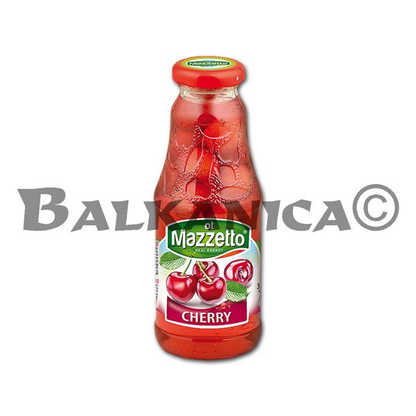 330 ML BEBIDA REFRESCANTE CON CEREZAS MAZZETTO 330 ML BEBIDA REFRESCANTE CON CEREZAS MAZZETTO
