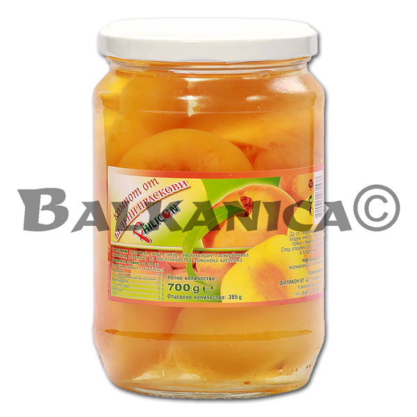 700 G MELOCOTON EN ALMIBAR PHILICON 700 G MELOCOTON EN ALMIBAR PHILICON