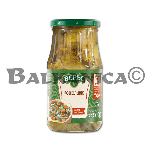 445 G SOPA CONCENTRADA RASSOLNIK CON PEPINILLOS VERES