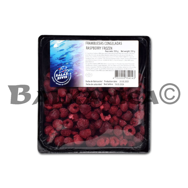 350 G FRAMBUESAS CONGELADOS SALAS ZIVIS 350 G FRAMBUESAS CONGELADOS SALAS ZIVIS