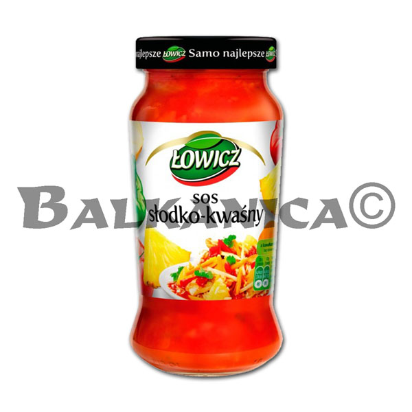 350 GR SALSA AGRIDULCE LOWICZ 350 GR SALSA AGRIDULCE LOWICZ