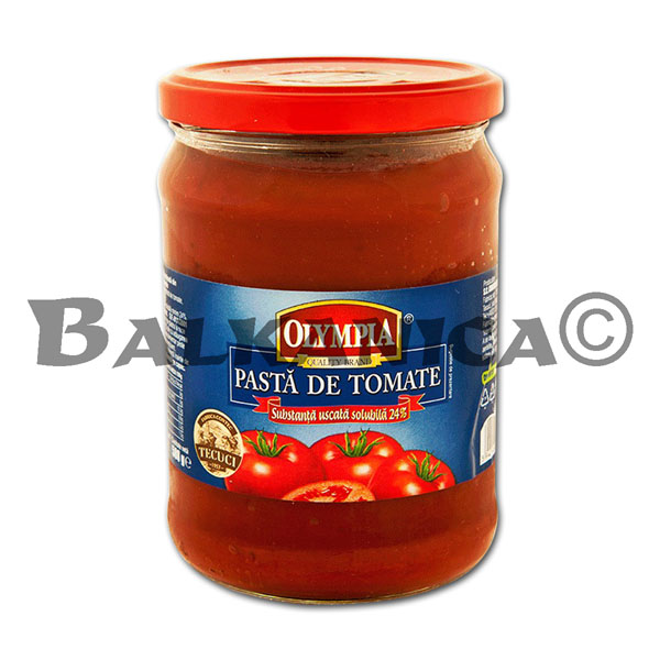 580 G PASTA DE TOMATE 24% OLYMPIA