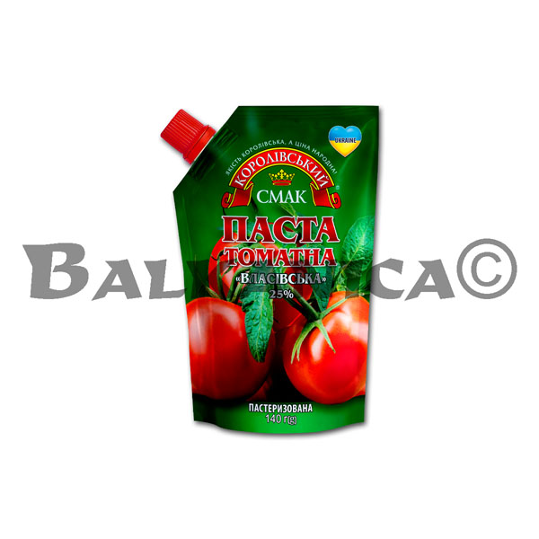 140 G CONCENTRADO DE TOMATE VLASIVSKA KOROLІVSKIY SMAK