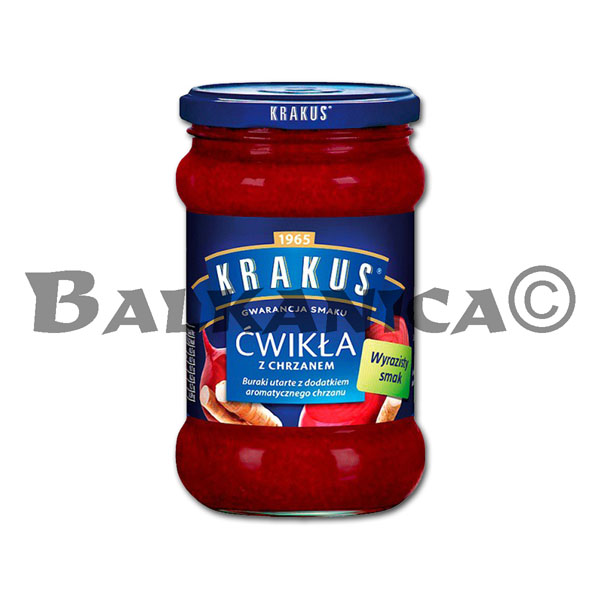 300 GR PASTA DE REMOLACHA CON RABANO PICANTE KRAKUS 300 GR PASTA DE REMOLACHA CON RABANO PICANTE KRAKUS