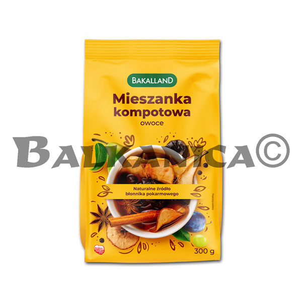 300 G MIESZANKA KOMPOTOWA OWOCE BAKALLAND