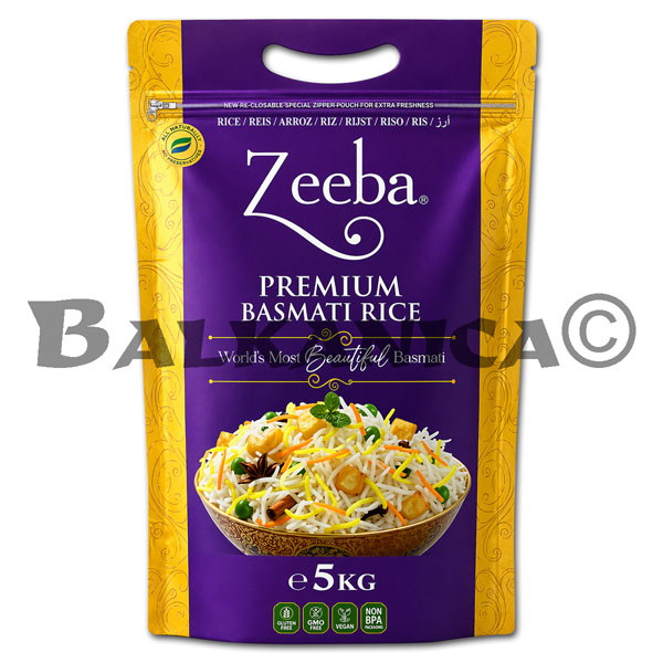 5 KG ARROZ BASMATI PREMIUM ZEEBA