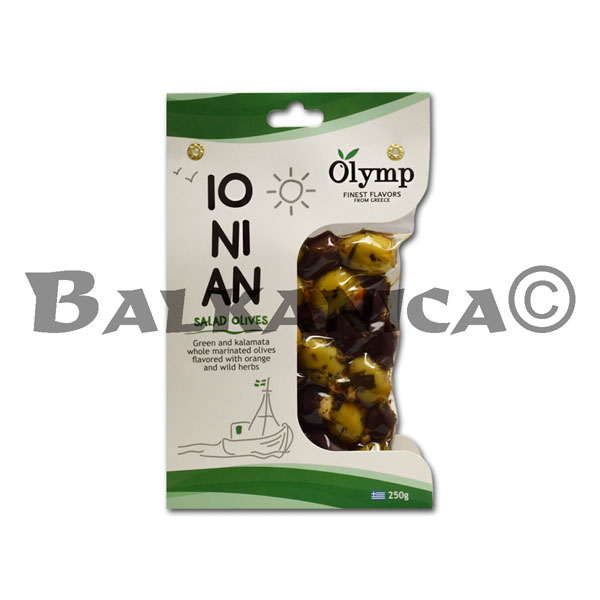 250 GR ACEITUNAS MIXTAS IONIAN OLYMP 250 GR ACEITUNAS MIXTAS IONIAN OLYMP