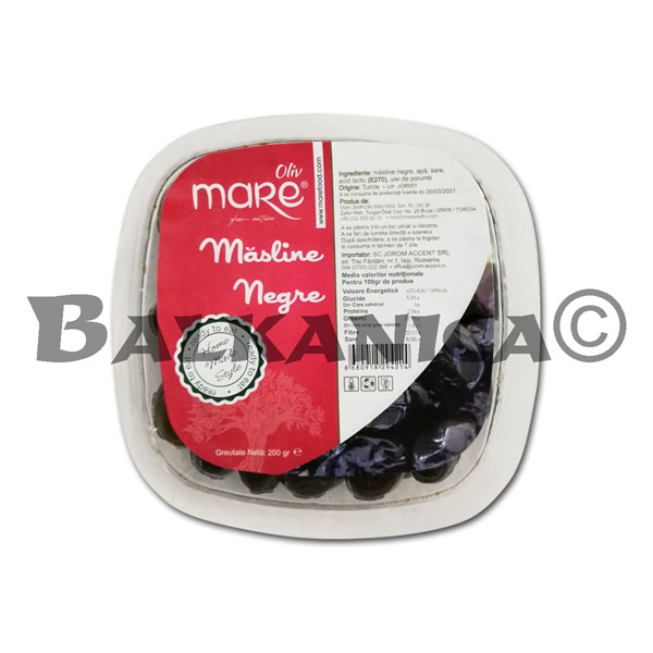200 GR ACEITUNAS NEGRAS MARE 200 GR ACEITUNAS NEGRAS MARE