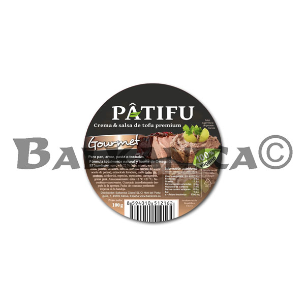 100 G CREMA Y SALSA DE TOFU PREMIUM GOURMET PATIFU