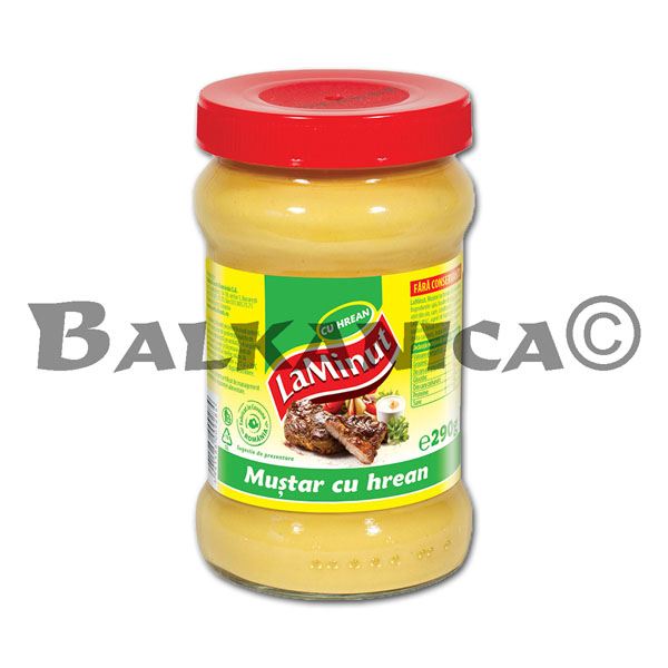 290 G MOSTAZA CON RABANO PICANTE LA MINUT 290 G MOSTAZA CON RABANO PICANTE LA MINUT
