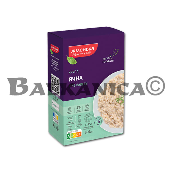 300 G CEBADA PELADA EN CAJA DE CARTON (4 * 75 G) ZHMEÑKA 300 G CEBADA PELADA EN CAJA DE CARTON (4 * 75 G) ZHMEÑKA
