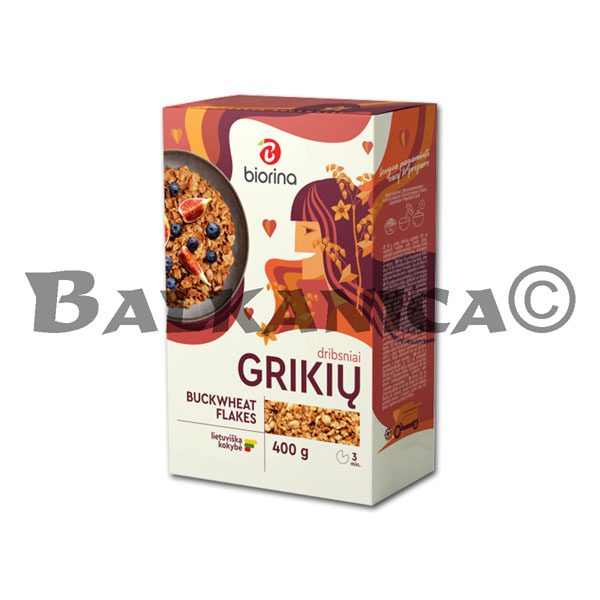 400 G FLAKES BUCKWHEAT BIORINA