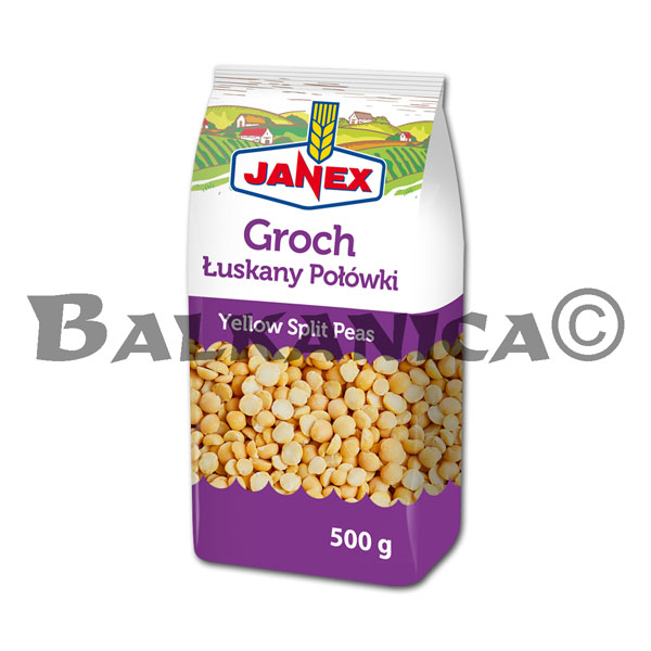 500 G YELLOW SPLIT PEAS JANEX