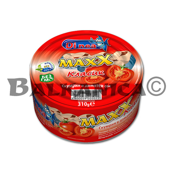 310 G CABALLA EN SALSA DE TOMATE MAXX DI NEA 310 G CABALLA EN SALSA DE TOMATE MAXX DI NEA