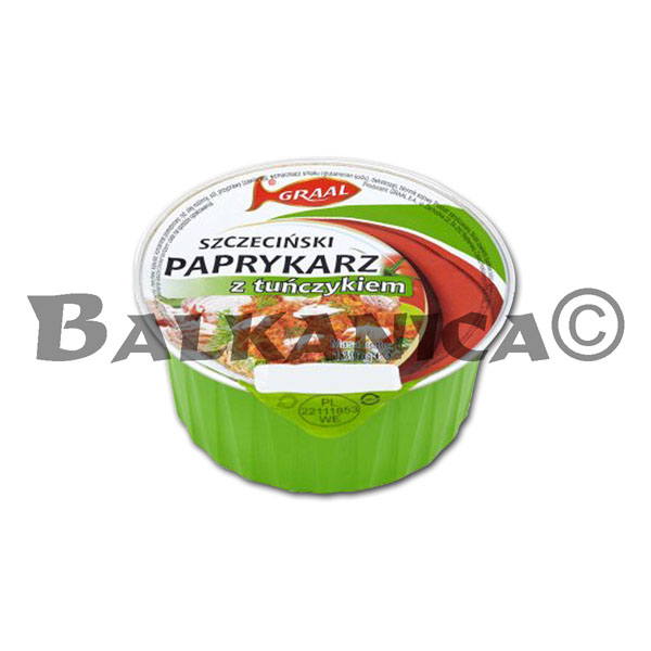 130 G PASTA DE PESCADO CON TOMATE Y ATUN PAPRYKARZ GRAAL 130 G PASTA DE PESCADO CON TOMATE Y ATUN PAPRYKARZ GRAAL