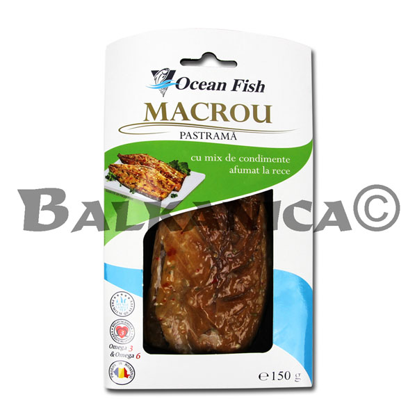 150 G PASTRAMI DE CABALLA CON ESPECIAS AHUMADA OCEAN FISH 150 G PASTRAMI DE CABALLA CON ESPECIAS AHUMADA OCEAN FISH