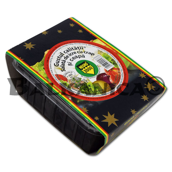 350 G ENSALADA DE HUEVAS CARPA CON CEBOLLA NEGRO 350 G ENSALADA DE HUEVAS CARPA CON CEBOLLA NEGRO