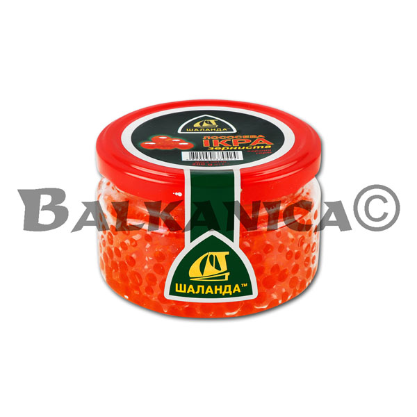 200 G HUEVAS DE SALMON TARRO DE CRISTAL SHALANDA