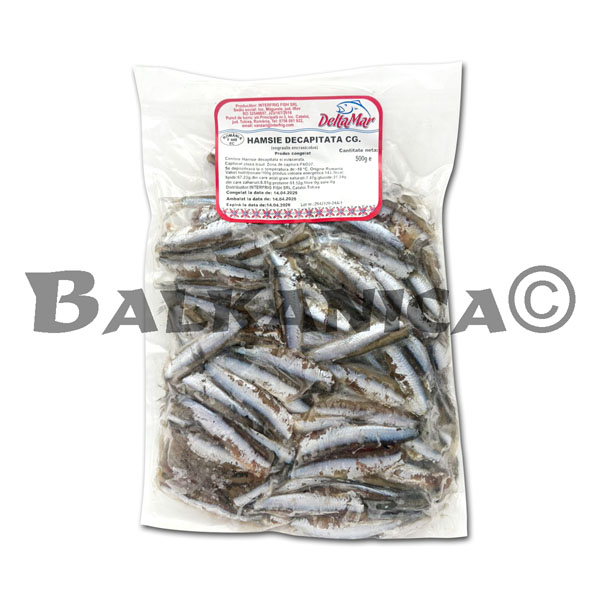 500 G HAMSIE DECAPITATA SI EVISCERATA DELTA MAR 500 G HAMSIE DECAPITATA SI EVISCERATA DELTA MAR