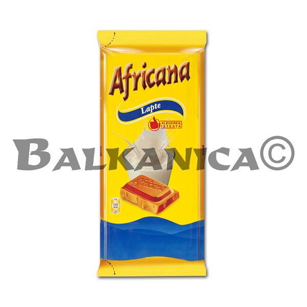 90 G CHOCOLATE LECHE AFRICANA 90 G CHOCOLATE LECHE AFRICANA