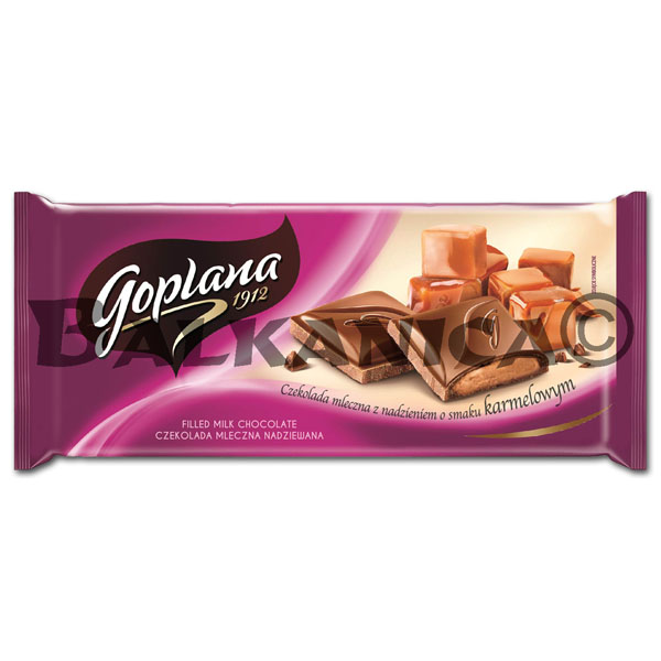 88 GR CHOCOLATE CREMA CARAMELO GOPLANA 88 GR CHOCOLATE CREMA CARAMELO GOPLANA