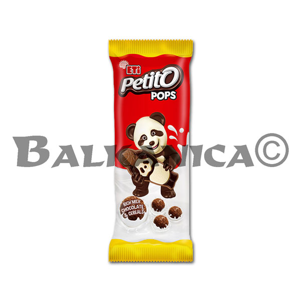 16 G BARRITA CHOCOLATE CON LECHE POPS ETI PETITO 16 G BARRITA CHOCOLATE CON LECHE POPS ETI PETITO
