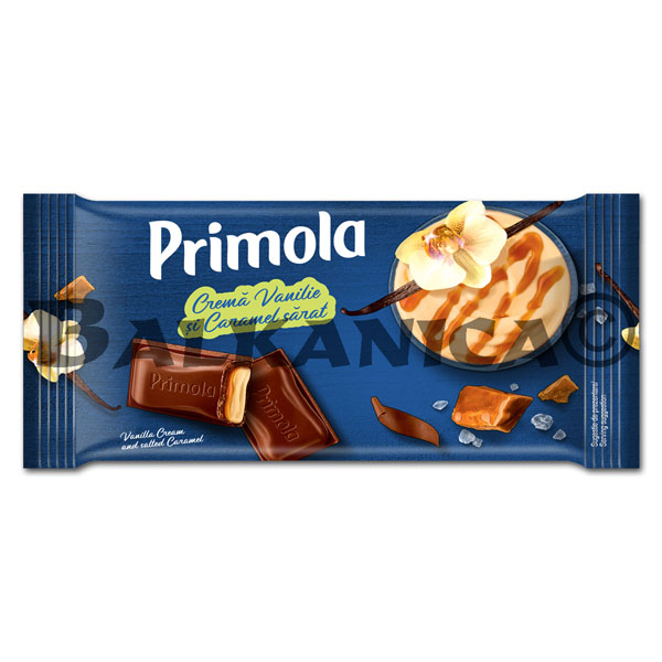 91.5 G CHOCOLATE WITH VANILLA CREAM AND CARAMEL SALTED PRIMOLA
