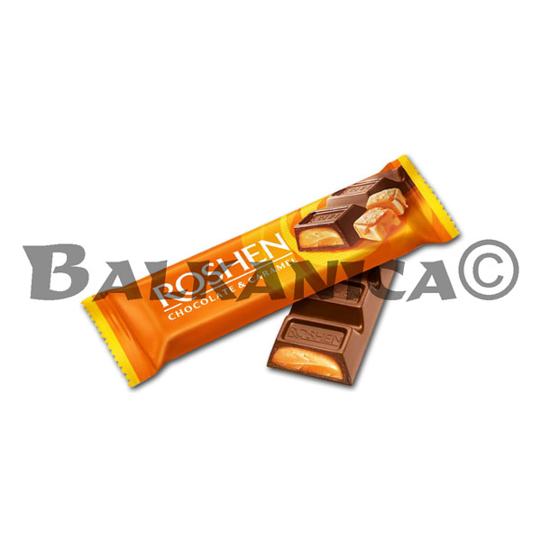 30 G CHOCOLATE BAR CHOCOLATE WITH CARAMEL ROSHEN