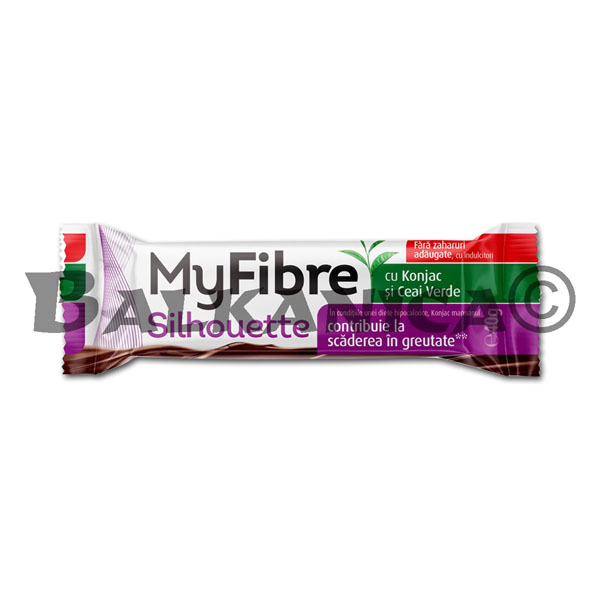 40 G BAR SILHOUETTE WITH KONJAC AND GREEN TEA MY FIBRE