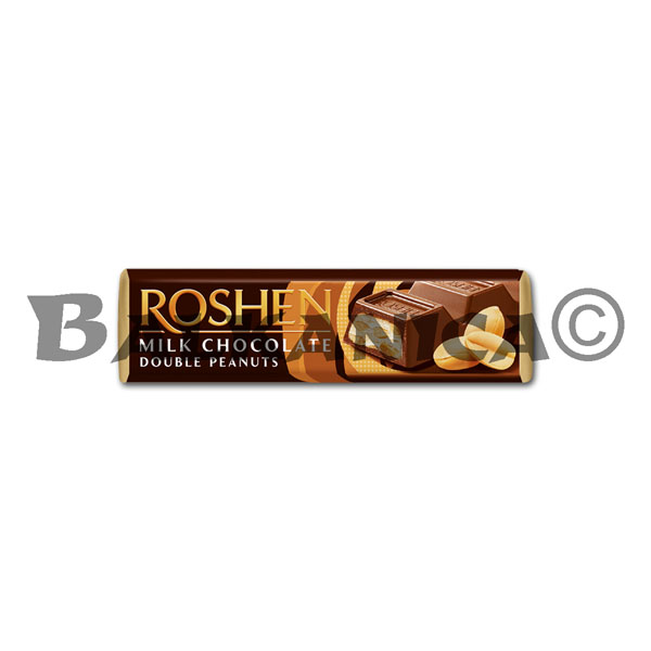 39 G CHOCOLATE CON LECHE CON DOBLE RELLENO DE CACAHUETE ROSHEN