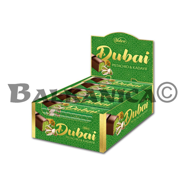 37.5 G CHOCOLATE BAR DUBAI STYLE PISTACHIO & KADAYIF VOBRO