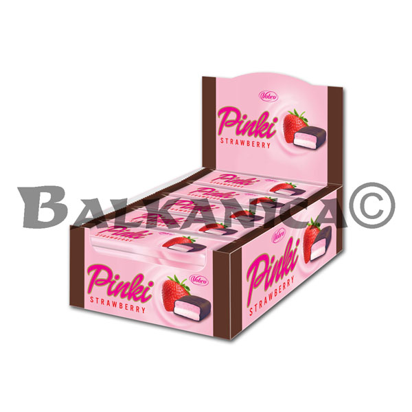 43 G CHOCOLATE BAR STRAWBERRY PINKI VOBRO