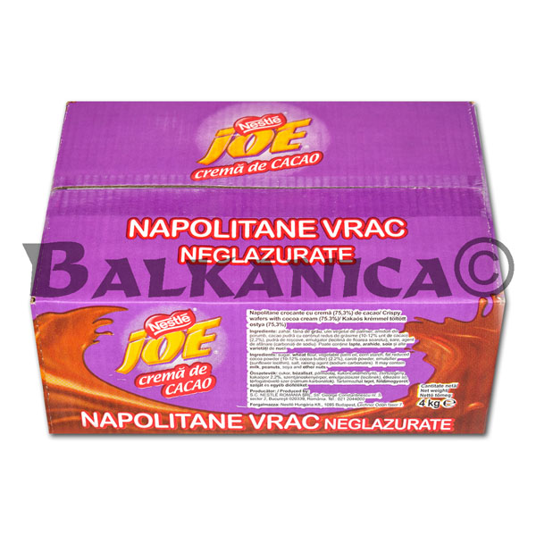 4 KG BARQUILLOS A GRANEL SIN GLASEADO CREMA CACAO JOE 4 KG BARQUILLOS A GRANEL SIN GLASEADO CREMA CACAO JOE