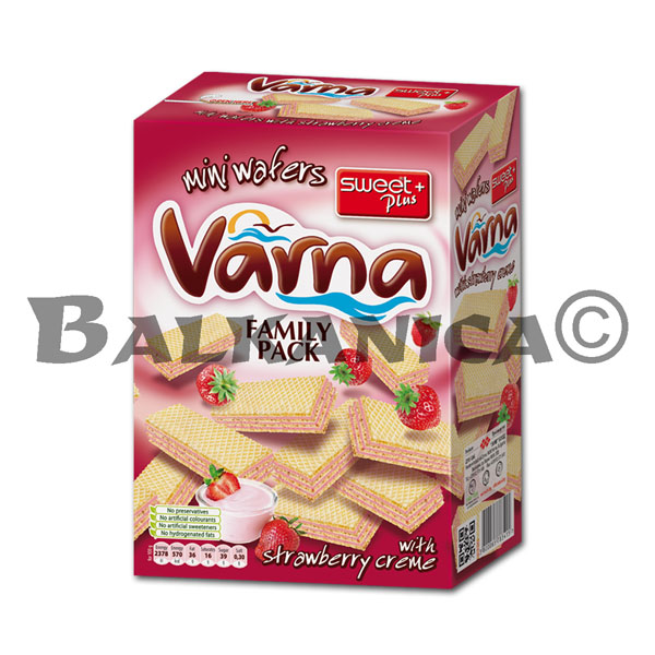 280 G BARQUILLOS MINI CREMA DE FRESA VARNA SWEET + 280 G BARQUILLOS MINI CREMA DE FRESA VARNA SWEET +