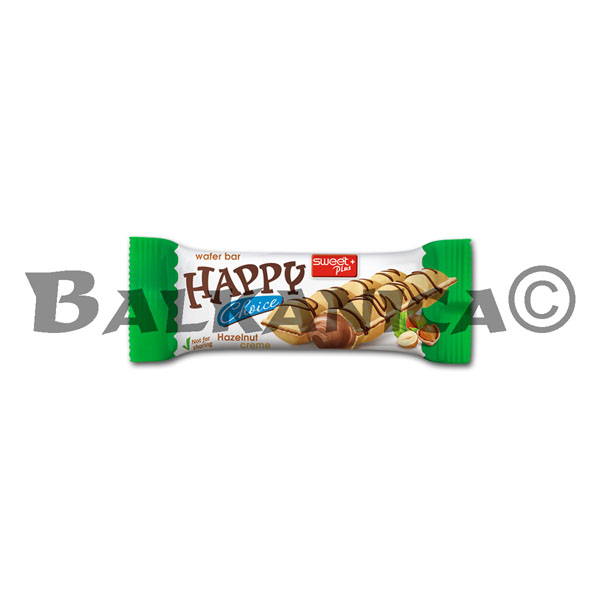 45 G DULCE DE BARQUILLO CREMA DE AVELLANA HAPPY CHOICE SWEET+