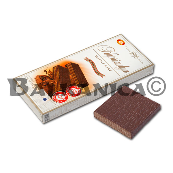 220 G PASTEL DE GOFRE KAPRIZULYA CON SABOR CHOCOLATE BISCUIT CHOCOLATE