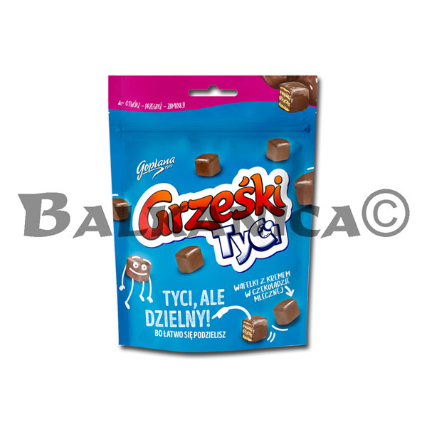 120 G BARQUILLO GLASEADO CON CREMA CHOCOLATE CON LECHE GRZESKI 120 G BARQUILLO GLASEADO CON CREMA CHOCOLATE CON LECHE GRZESKI