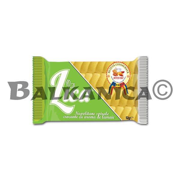 52 G BARQUILLOS DE ESPIRAL CON LIMON LICA