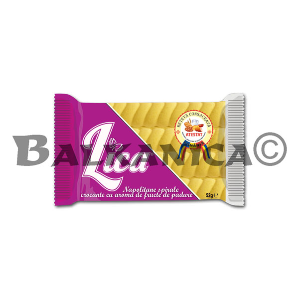 52 G BARQUILLOS DE ESPIRAL CON FRUTAS DEL BOSQUE LICA