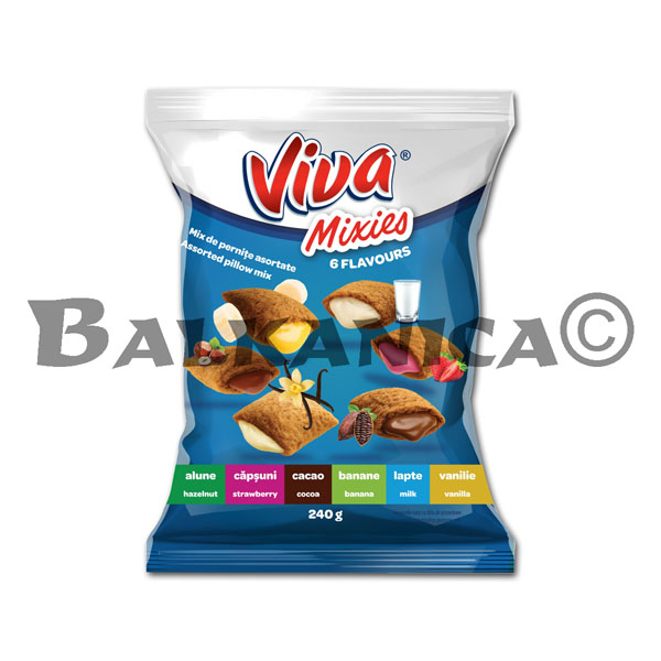 240 Г ПОДУШЕЧКИ МИКС 6 ВКУСОВ ВИВА