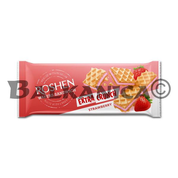 142 G BARQUILLOS SANDWICH CRUNCH FRESA ROSHEN