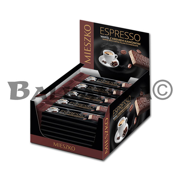 34 G BARQUILLO CHOCOLATE Y CREMA CAFE ESPRESSO MIESZKO
