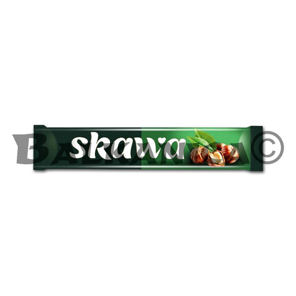 50 G BARQUILLO DE AVELLANAS CUBIERTO DE CHOCOLATE CON LECHE SKAWA