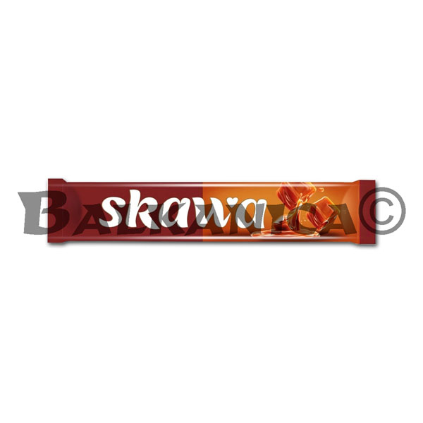 50 G BARQUILLO DE CARAMELO CUBIERTO DE CHOCOLATE CON LECHE SKAWA