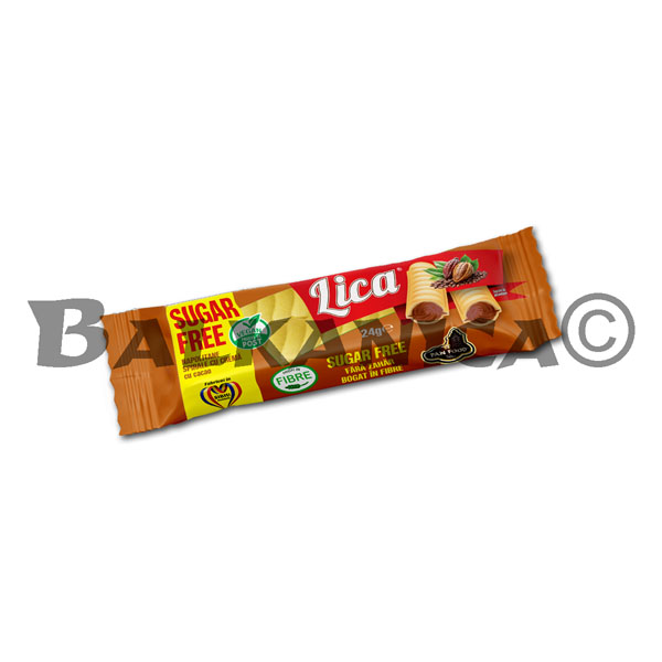 24 G NAPOLITANE SPIRALE CU CREMA DE CACAO FARA ZAHAR LICA