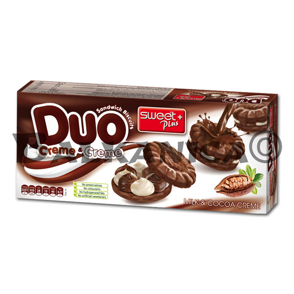 150 G GALLETAS DUO LECHE Y CACAO SWEET + 150 G GALLETAS DUO LECHE Y CACAO SWEET +